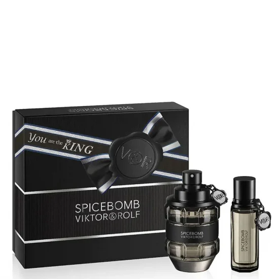 VIKTOR & ROLF Spicebomb Eau de Toilette Set 90ml + Travelspray 20ml - Extravaganter, sexy Duft mit würzigen Noten