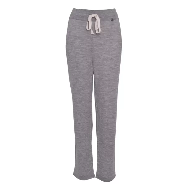 WEICH Couture Alpaca Jogginghose AMARO | Grau | M | Luxuriös, leicht & warm | Alpaka-Seide-Mix | Perfekt für Zuhause