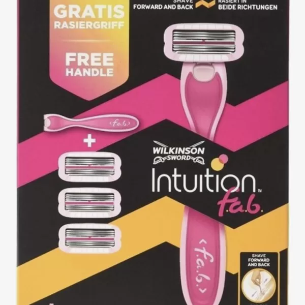 Wilkinson Intuition f.a.b. Scheerapparaat für Frauen + Mesjes – Innovatives 2-Wege-Schersystem für schnelles, müheloses Rasieren