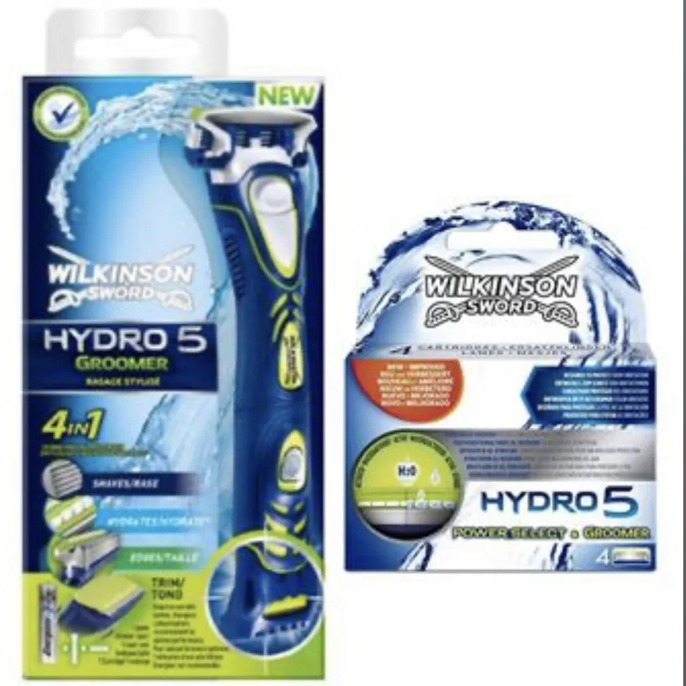 Wilkinson Sword Hydro 5 Power Select Rasierer Set inkl. 1 Rasierer & 4 Klingen – Präzise Rasur für empfindliche Haut