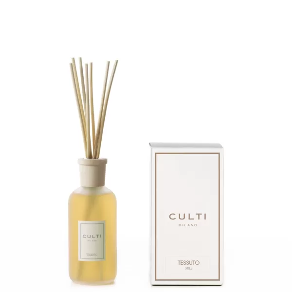 Culti Milano Tessuto Diffuser 250 ml - Jasmin, Cassis, Baumwolle, weißer Moschus | Edler Raumduft für romantische Atmosphäre