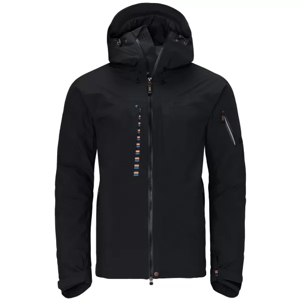 ELEVENATE Creblet Herren Skijacke – 2-lagige Gore-Tex, leichte Isolation, Schwarz, Größe M – ideal für kalte Bedingungen & Off-Piste Abenteuer