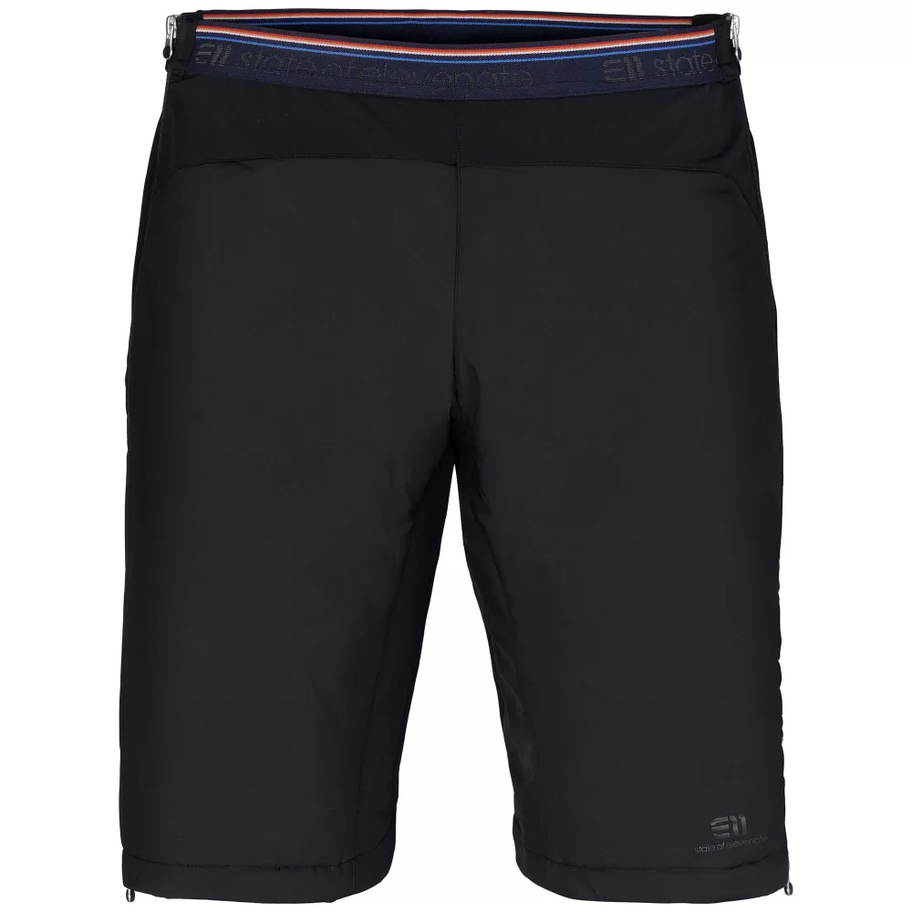 ELEVENATE Herren Transition Insulation Shorts XL - Leichte, atmungsaktive Überhose, schwarz, wind- und wasserdicht, ideal für kalte Tage