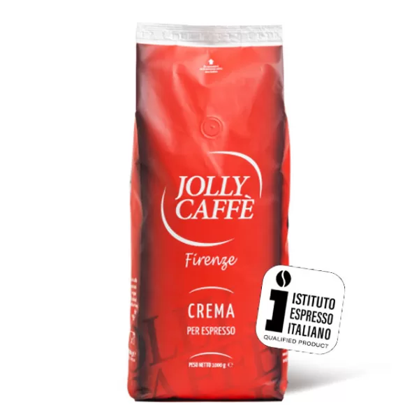 JOLLY Caffé Crema 500g - Bohnen, zertifizierter italienischer Espresso, 12 Arabica-Mischung, nussige Creme, aromatisch, samtig, frisch