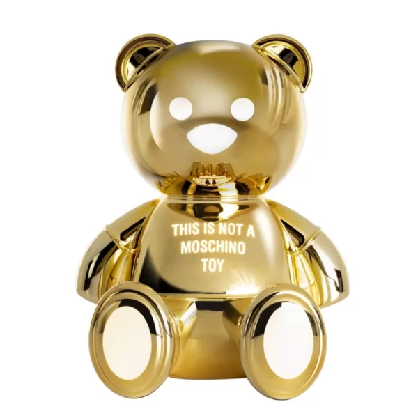 Kartell Toy Tischlampe Gold – Teddybär Design, LED, Moschino Kooperation, Designerleuchte für Kinderzimmer & Wohnzimmer, Kultobjekt