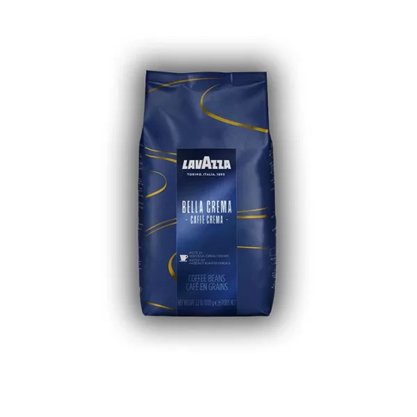 Lavazza Bella Crema Kaffee 1 kg Beutel – Aromatischer Espresso mit Haselnuss und geröstetem Getreide, italienischer Kaffeegenuss