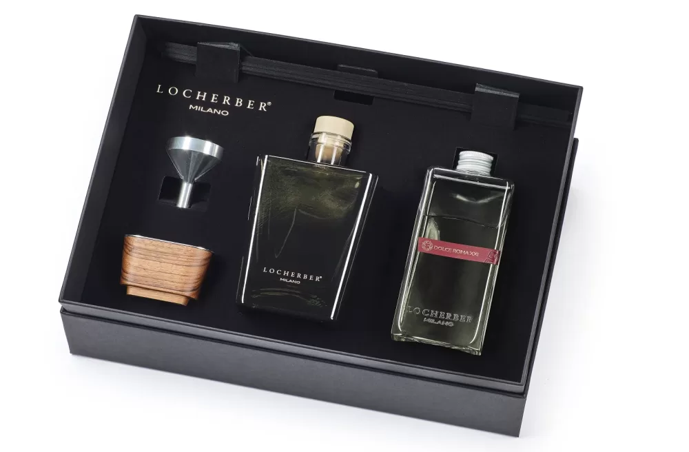 Locherber Milano Dolce Roma XXI Geschenkset 500 ml | Skyline Collection | Duftset für das "Dolce Vita" | Elegantes Design