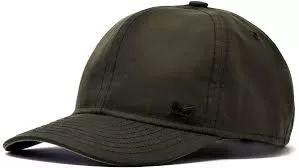 MELIN Huntsman Cap Olive – Wachs-Baumwolle, feuchtigkeitstransportierendes Futter, Nubukleder-Strapback, handgefertigt, stilvoll und funktional