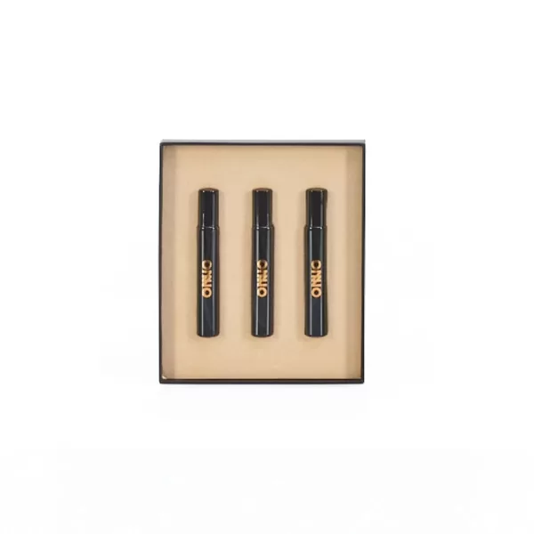 Onno Haute Parfumerie Woody Discovery Box – 3x10ml Eau de Parfum Sprays: Golden Oud, Mystic Oud, Bois d'Ambre in edler Geschenkbox