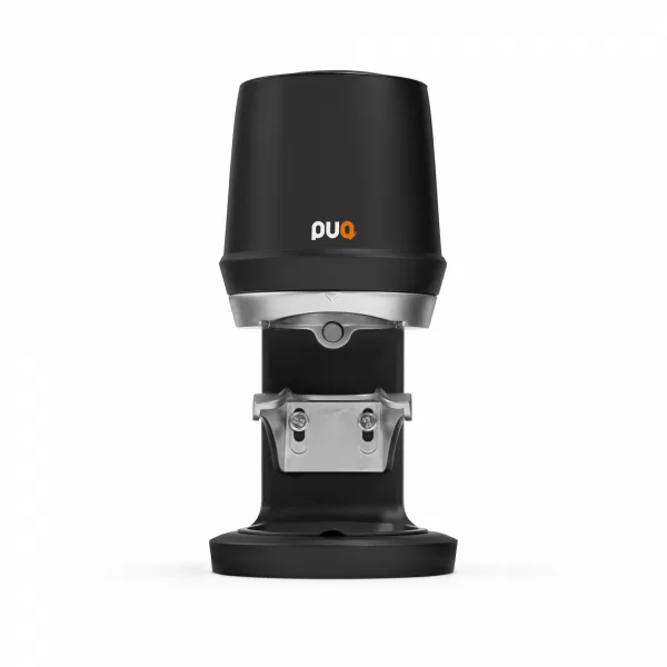 PuqPress Q1 Gen. 5 Tamper 53mm - Automatischer Espresso Tamper in Schwarz, konstanten Druck, höhenverstellbar, einfach zu reinigen.