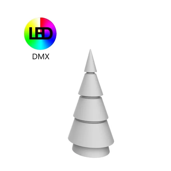 Vondom Forest LED Weihnachtsbaum 200 cm RGBW | DMX-kabel | Designer-Dekoration für Zuhause & Gastronomie | Fernbedienung, UV- & temperaturresistent