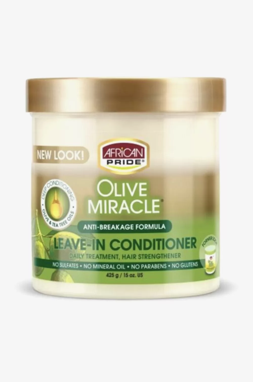 African Pride Olive Miracle Leave-in conditioner Pot 425gr