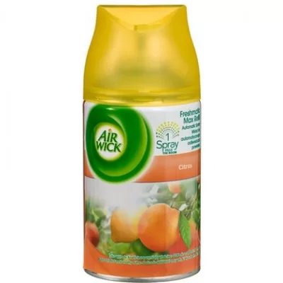 Airwick Freshmatic Max Nachfüllung – Citrus Duft für automatische Raumsprays, 250ml, langanhaltende Frische für Ihr Zuhause