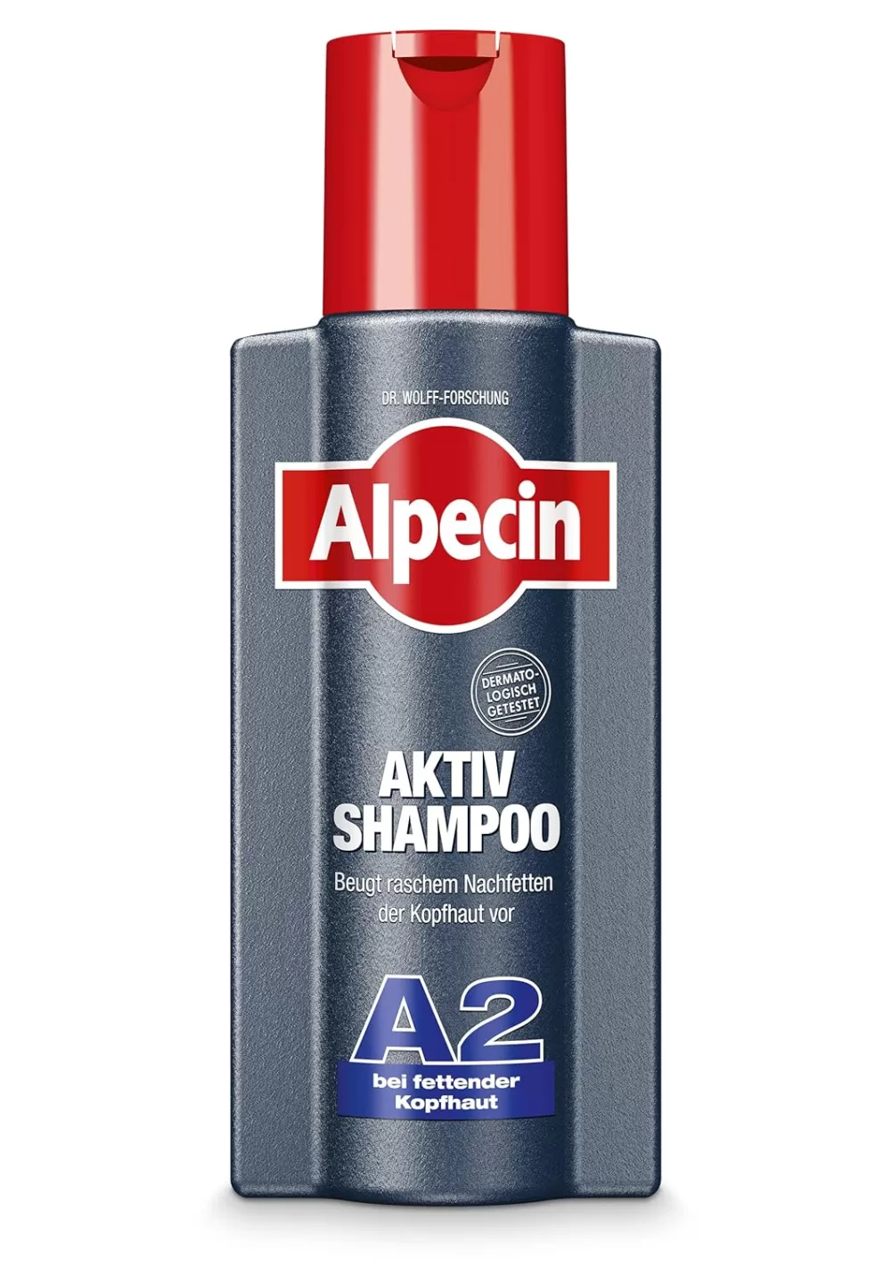 Alpecin Active Shampoo A2 250ml - Stärkt das Haar, mit Koffein & Menthol für frische Energie, für alle Haartypen, revitalisiert die Kopfhaut