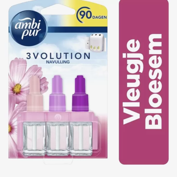 Ambi Pur 3Volution Navulling Luchtverfrisser Blossom & Breeze - Elimineert Geurtjes, 90 Dagen Frisheid, Aanpasbare Geursterkte - 20 ml