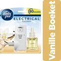 Ambi Pur Elektrische Luchtverfrisser Startset Vanille Boeket - 20 ml, tot 80 dagen frisse geur & Odourclear-technologie, ideaal voor thuis.