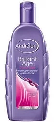 Andrelon Brilliant Age Shampoo Colour Care 300 ml – 3 Stück | Keratine & Collagen für mehr Volumen & Glanz, ideal für reifes Haar