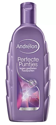 Andrélon Perfecte Puntjes Shampoo 300ml - Verzorgende Shampoo met Calcium & Acai-Olie voor Sterk, Gezond Haar zonder Gespleten Haarpunten - 3 Stuks