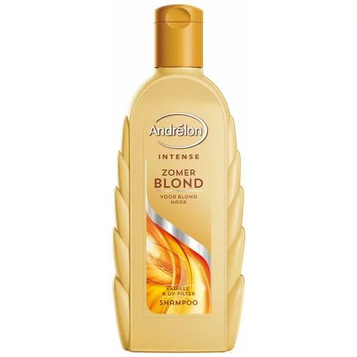 Andrélon Zomerblond Shampoo - 3x 300ml, Verzorging voor Blond Haar, Verhelderend met Honing & Kamille, UV-Filter voor Zomerse Glans