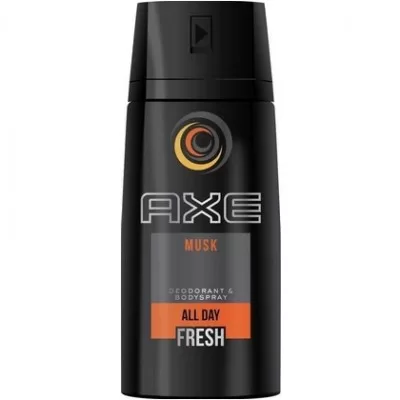 Axe Deospray Musk 150ml – Langanhaltender Duft, erfrischend & maskulin, ideal für Alltag & Sport, für Männer, Deo Spray