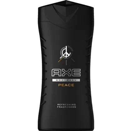 Axe Douchegel Peace 250 ml - 3 Stuks | Vitaliserende, Dermatologisch Geteste Geur met Citrus, Peper & Gember voor Verfrissing