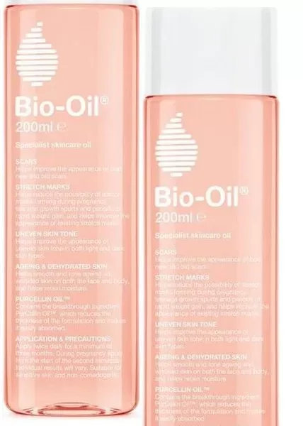 Bio-Oil Huidolie 2x200ml – Hypoallergene Verzorgingsolie voor Littekens, Striae en Droge Huid – Snelle Absorptie, Voordeelverpakking