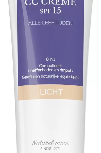 Biodermal Anti Age CC Crème SPF 15 - Camouflerende Dagcrème voor Lichte Huid - Vermindert Rimpels & Pigmentvlekken - 50ml