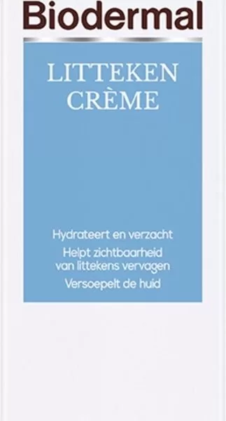 Biodermal Littekencrème 75ml - Vermindert zichtbaarheid van littekens, hydrateert, dermatologisch getest, voor oude en nieuwe littekens.