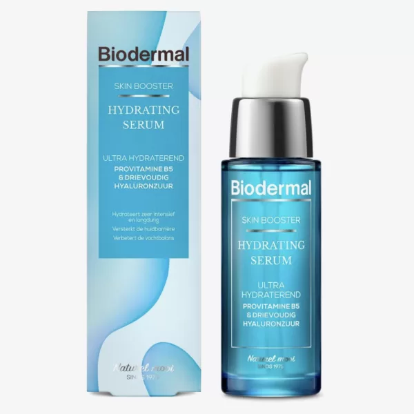 Biodermal Skin Booster Hydrating Serum - Ultra Hydratatie met Provitamine B5 & Drievoudig Hyaluronzuur voor Alle Huidtypen