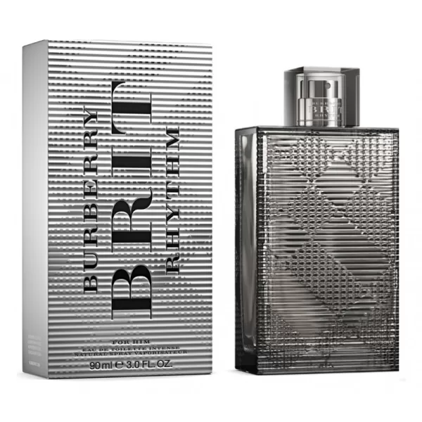 Burberry Brit Rhythm Intense Eau de Toilette für Herren, 90ml – Intensiver Duft, maskuline Frische, perfektes Geschenk für Männer