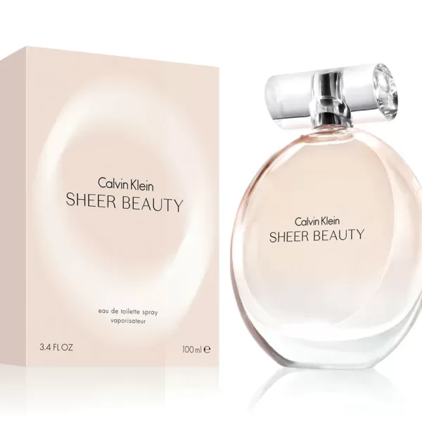 Calvin Klein Sheer Beauty Eau de Toilette 100ml – Bloemig & Fruitig Parfum voor Jonge Vrouwen, Zelfvertrouwen & Charme