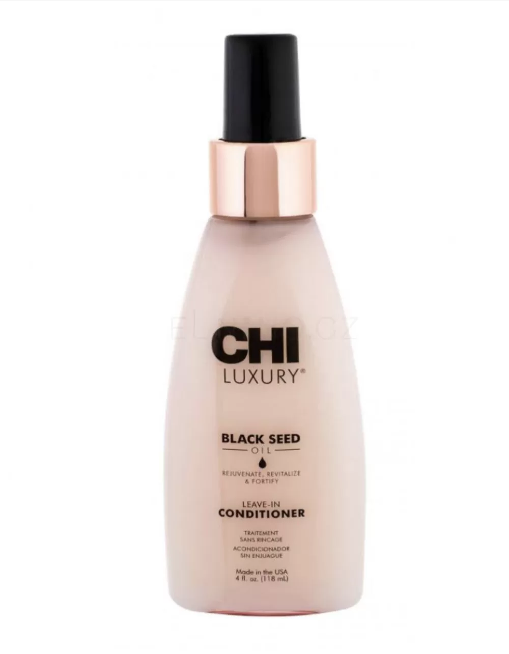 CHI Luxury Black Seed Oil Leave-In Conditioner 118ml - Hydratatie, Thermische Bescherming, Glans & Pluisvrij Haar, Voorkomt Gespleten Haarpunten