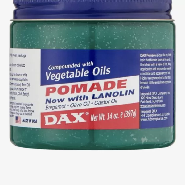 Dax Pomade 397g - Ideale Haarverzorging voor Droog en Bros Haar, Verrijkt met Natuurlijke Oliën, Verbeterde Haarconditie