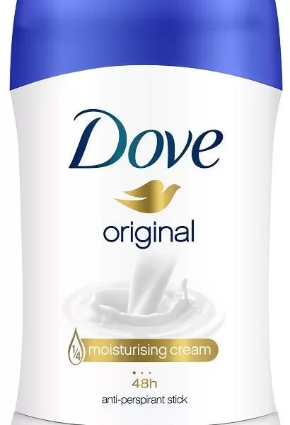 Dove Original Stick Anti-Transpirant Deodorant 40 ml - Lang anhaltender Schutz, sanfte Formel, für frisches Gefühl den ganzen Tag