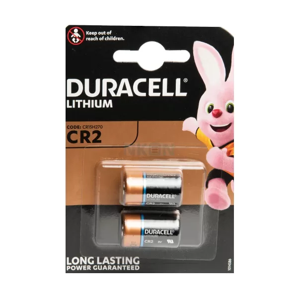 Duracell CR2 Lithium Batterijen – 2 Stuks, 3V, 800mAh, Niet Oplaadbaar – Perfect voor Camera's en Apparaten