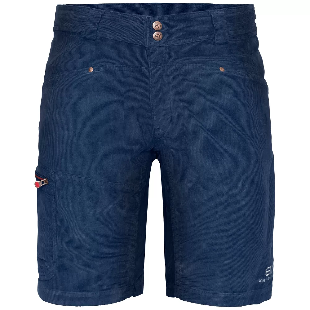 Elevenate Après Cord Shorts Herren L - Insignia Blue, elastisch, bequem, mit Taschen, Kordelzug, ideal für Freizeit und Après Ski