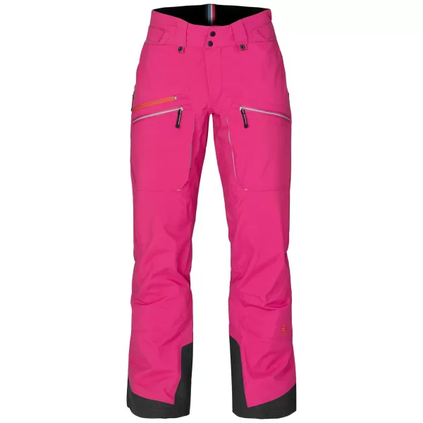 ELEVENATE Backside Skihose Damen, Größe M, Rich Pink, 3-lagig, wasserdicht 20.000 mm, atmungsaktiv, recyceltes Material, Freeskiing-Pant