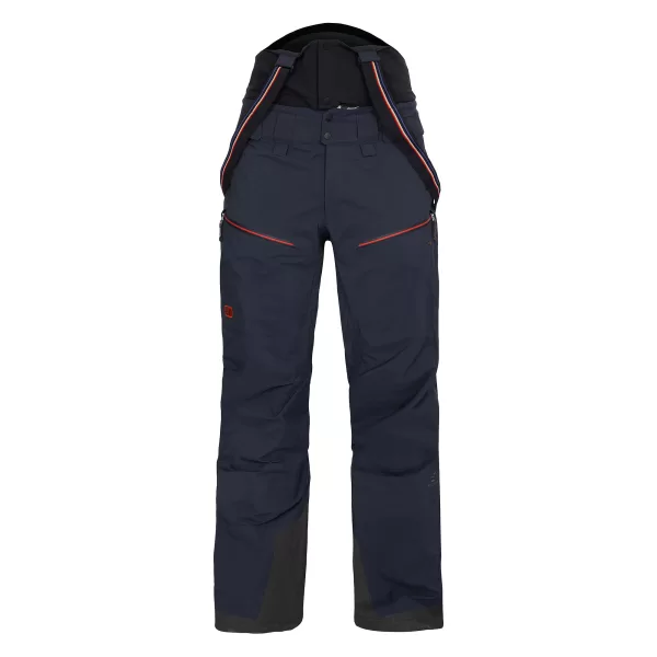 ELEVENATE Bec de Rosses Pants Herren - 3-lagige Gore-Tex Pro Skihose, Größe L, Dunkelblau, abnehmbarer Schneefang, perfekt für Skitouren