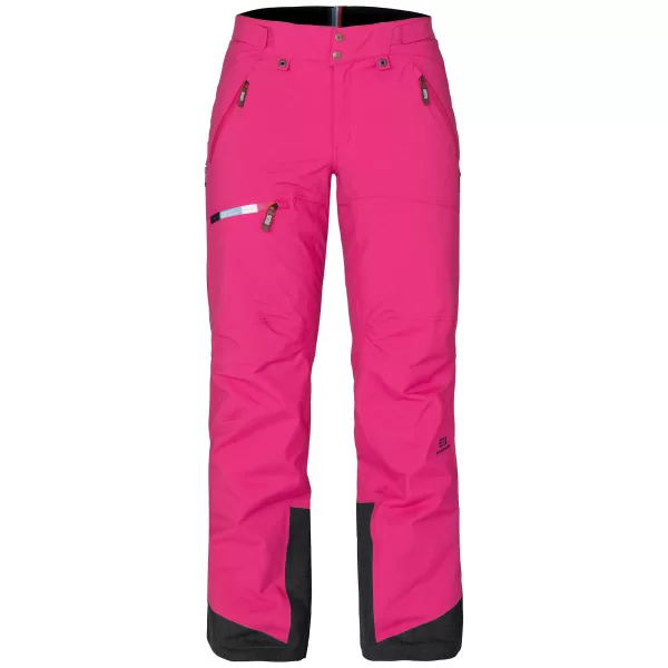 ELEVENATE Brevent Damen Skihose M Rich Pink, 2-Layer, atmungsaktiv, isoliert, 60% recycelte Materialien, 10k Wassersäule, belüftbar, verstellbar