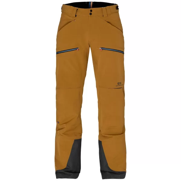 ELEVENATE Free Tour Skihose Herren L Pecan Brown, strapazierfähig, atmungsaktiv, anpassbarer Bund, Gamaschen, ideal für Abenteuer im Schnee