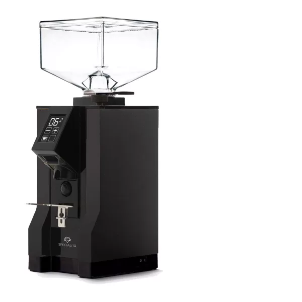 Eureka Mignon Specialita 15BL Kaffeemühle Schwarz, digitales Touchdisplay, 55mm Mahlwerk, leise, 250g Bohnenbehälter, kompakt, 230V/260W