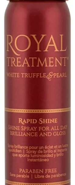 Farouk Royal Treatment Rapid Shine Glansspray 150g - Luxe Haarverzorging, UV-bescherming, Antistatisch, Met Witte Truffel & Parelextract