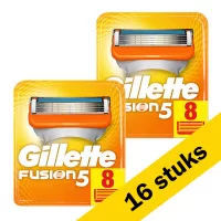 Gillette Fusion 5 Manual Scheermesjes - 16 Stuks - Ultra Glad Scheren, 5 Mesjes, Precisietrimmer, Comfort Guard, Verbeterde Lubrastrip