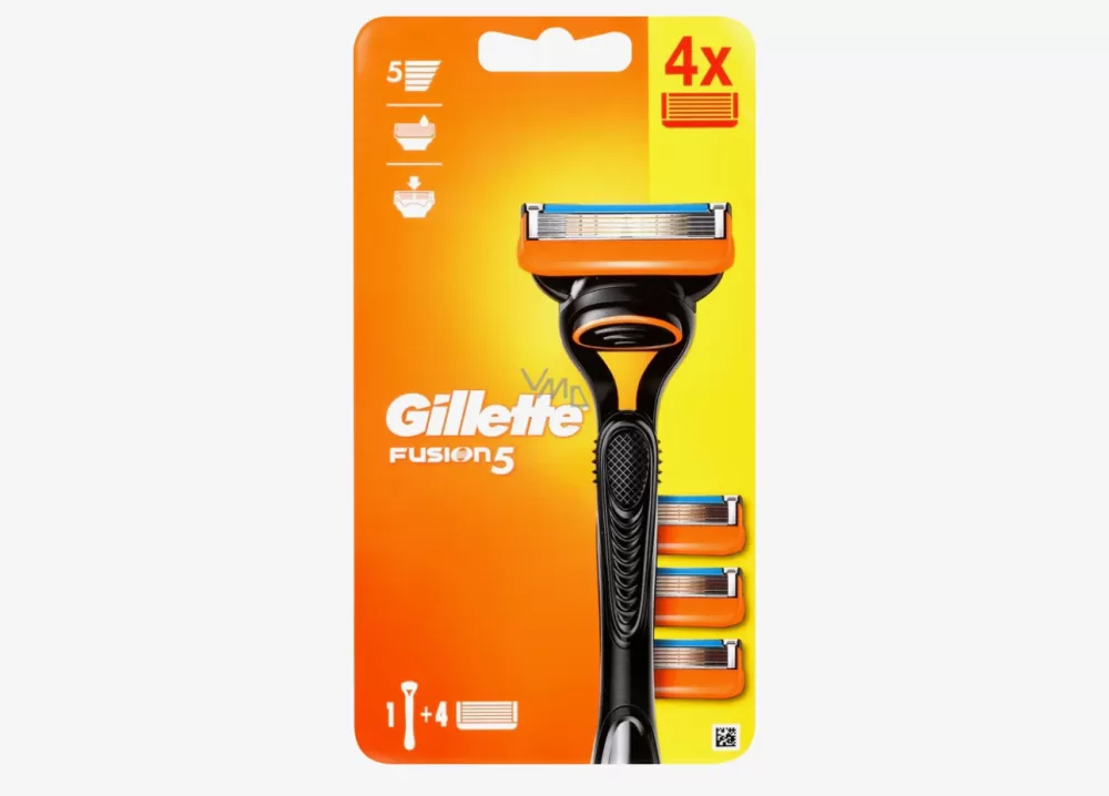 Gillette Fusion 5 Rasierer für Männer – 1 Scheersystem mit 4 hochwertigen Scheermeschen für eine sanfte und gründliche Rasur