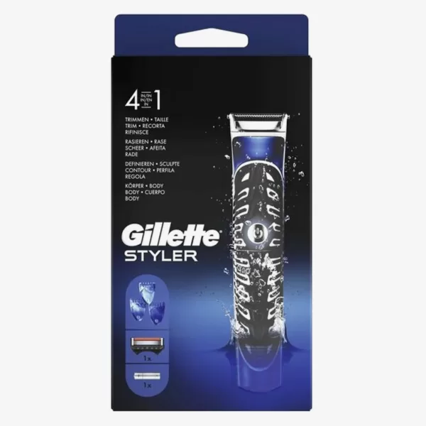 Gillette Fusion ProGlide 4-in-1 Styler für mannen - Trim, Scheer, Accentueer met Braun Technologie, Waterbestendig, Inclusief 3 Kammen