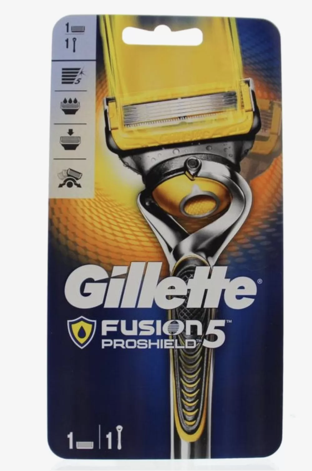 Gillette Fusion ProShield Scheermes met FlexBall, 5 Precisiemesjes, Beschermende Strips, Precisietrimmer – Comfortabel en Irritatievrij Scheren