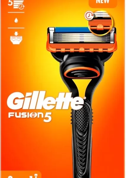 Gillette Fusion5 Scheerapparaat mit 3 Navulmesjes - Voor een comfortabele en nauwkeurige scheerervaring