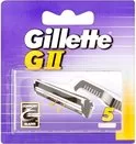 Gillette GII Extra Scheermesjes (5 Stk) - Hoogwaardige Scheermessen voor Mannen, Compatibel met Gillette GII, Perfect voor Schoonheidsbehandelingen