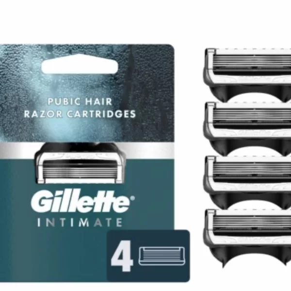 Gillette Intimate Rasierer – 4er Pack für sanfte und präzise Haarentfernung, ideal für empfindliche Haut – Hautfreundlich und effektiv