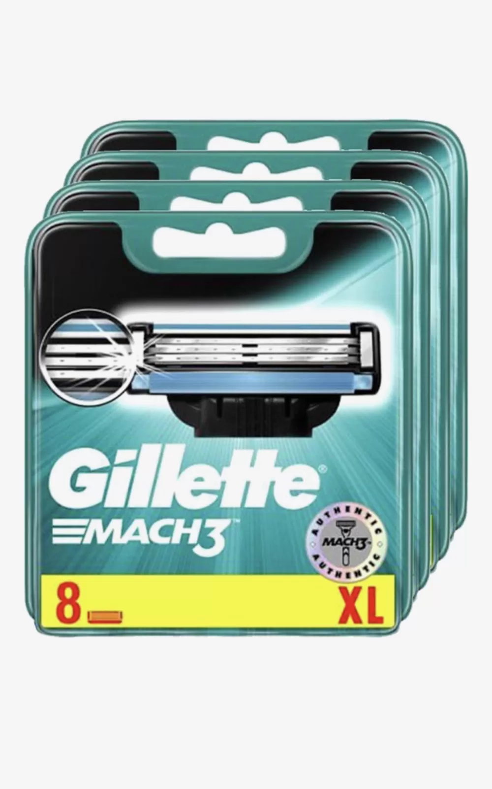 Gillette Mach3 Voordeelverpakking - 32 Scheermesjes - Dicht op de huid, minder druk, meer comfort, compatibel met alle Mach3 systemen.